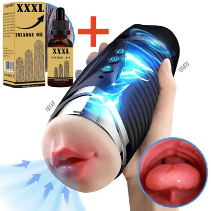 🔥 2026 Smart Male Masturbator – 7×7 Suction & Vibration Modes 🔥
