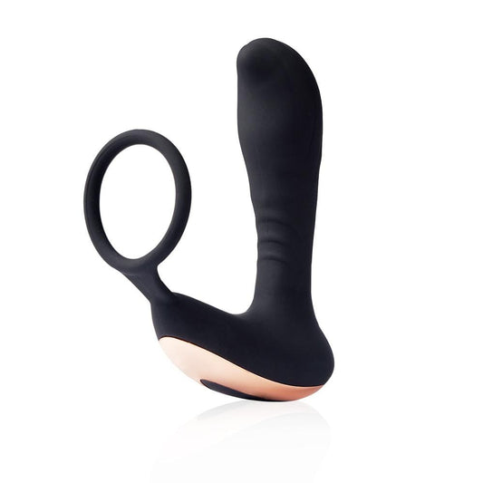 Anneau pénien stimulateur de prostate à 7 fréquences de vibration