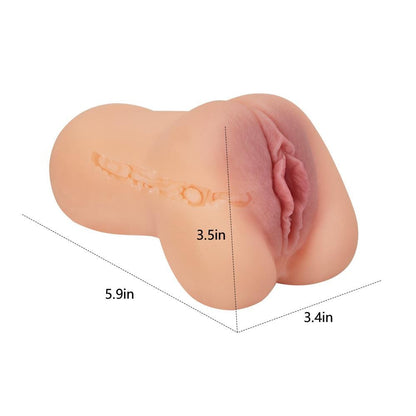 Masturbateur masculin de 5,9" en forme de mini-fesses pour chattes matures