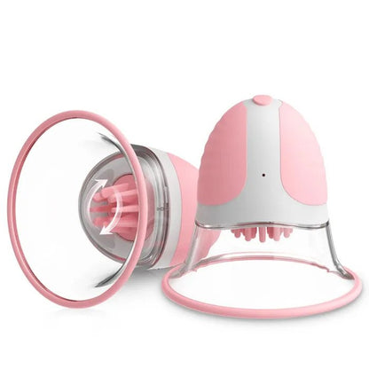 Vibrating Sucking 360° Rotational Stimulation Nipple Sucker