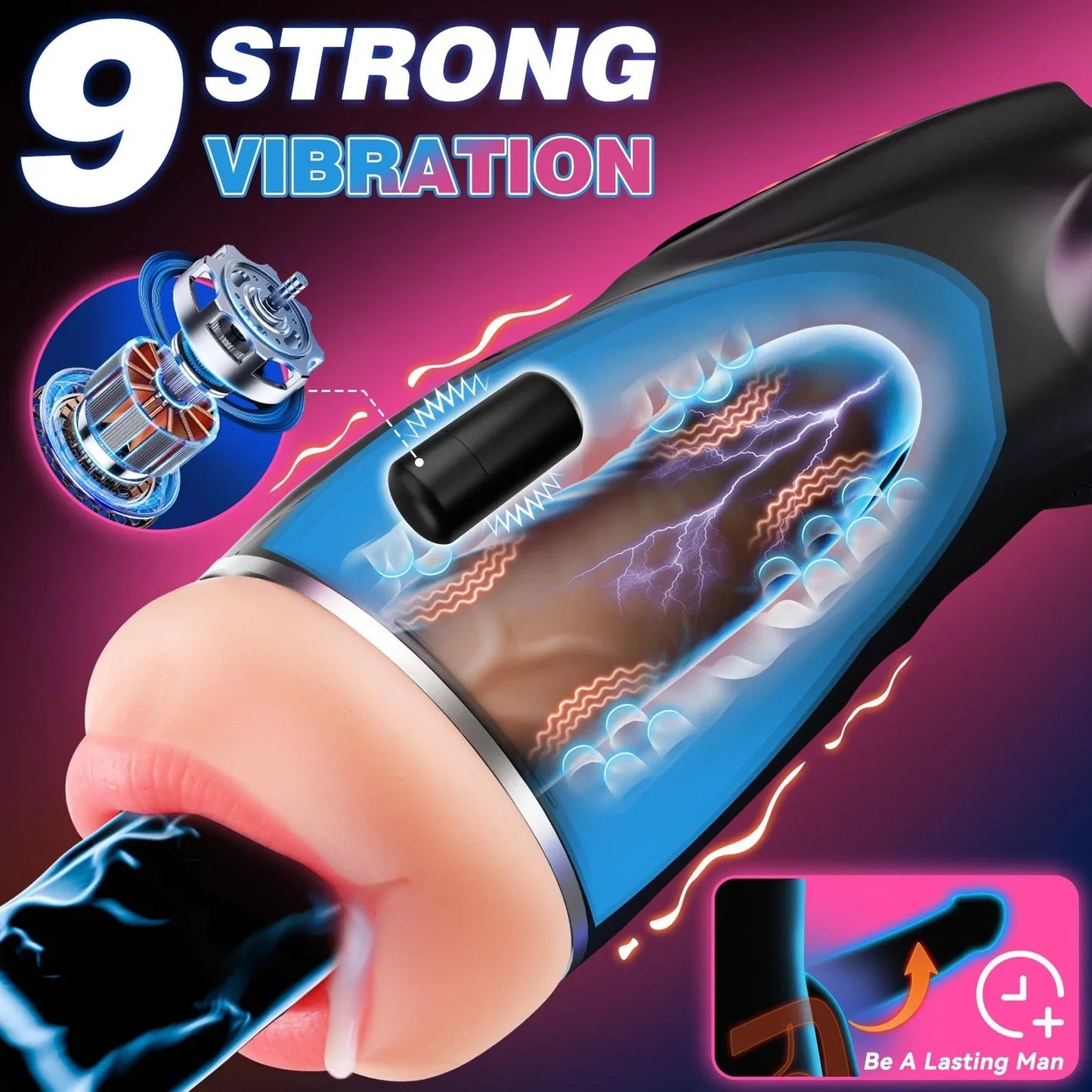 🔥 Free Shipping | Captain Titan™ Real Feel Blowjob Stroker 🔥